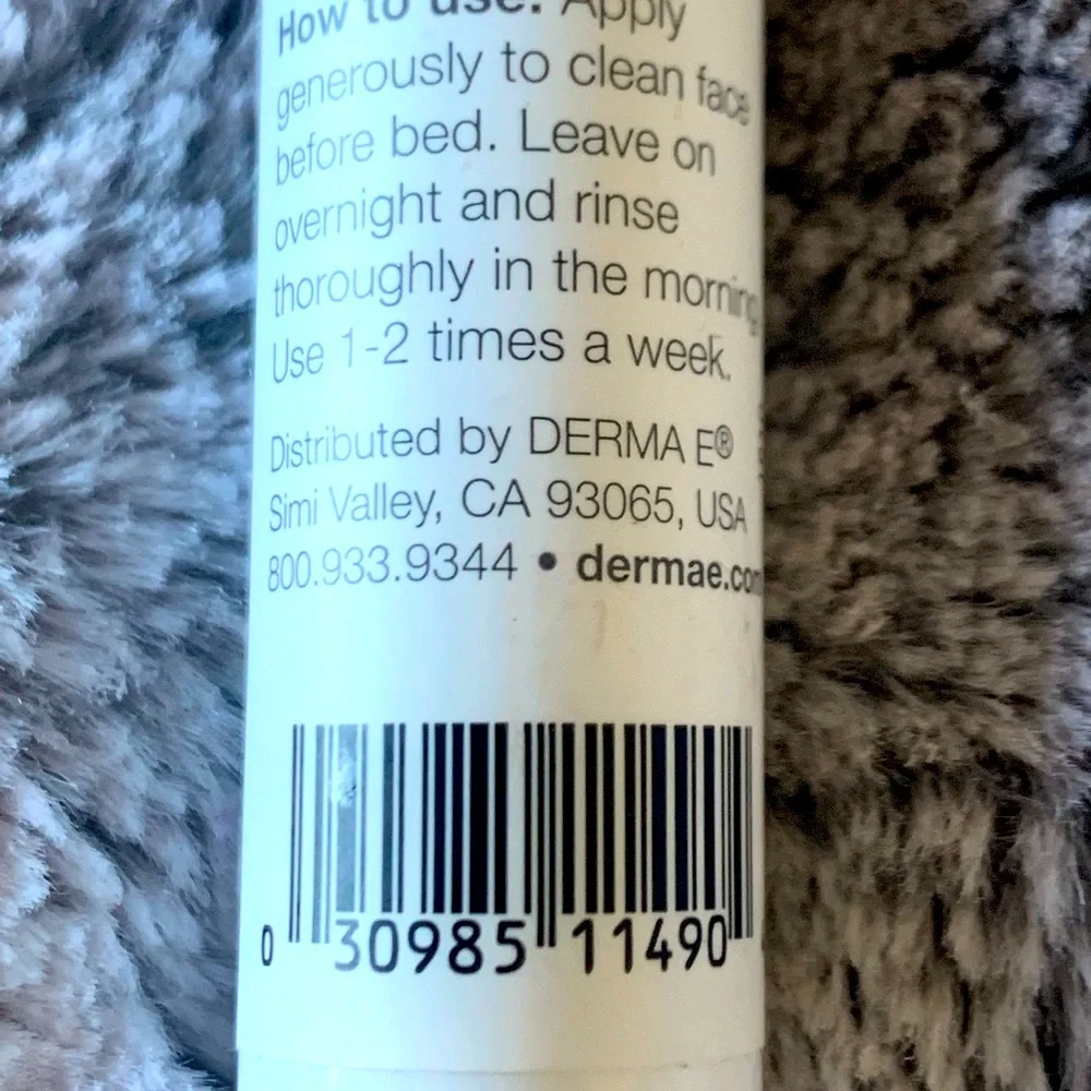 DERMA•E ESSENTIALS OVERNIGHT PEEL
